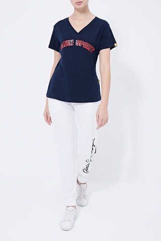 T-shirt - Noir, rouge et bleu