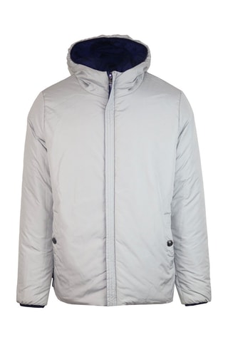 Coupe-vent - Blanc, bleu et gris