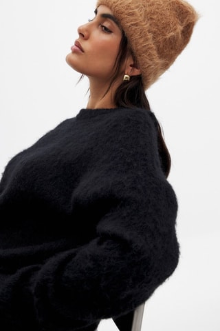 Alpacawollen Muts - Bruin