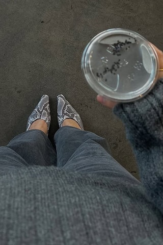 Sandalias de tacón - Gris y negro