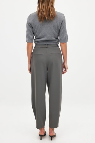 Broek Hoge Taille - Grijs