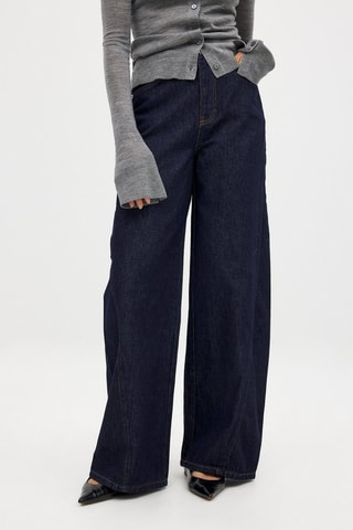 Jeans Wide legs - Marineblauw