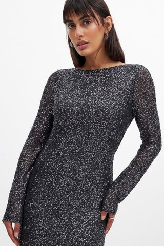 Rechte Jurk - Donkergrijs