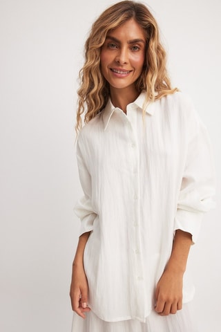 Oversized Blouse - Wit