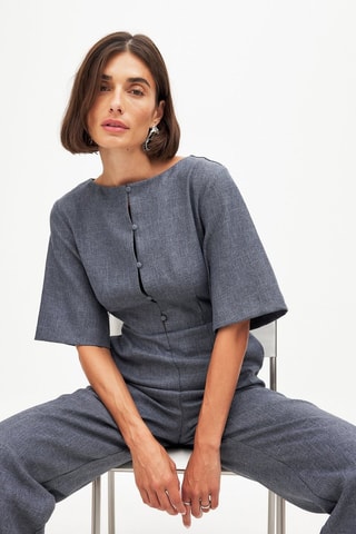 Jumpsuit - Donkergrijs