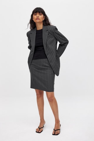 Rechte Rok - Donkergrijs