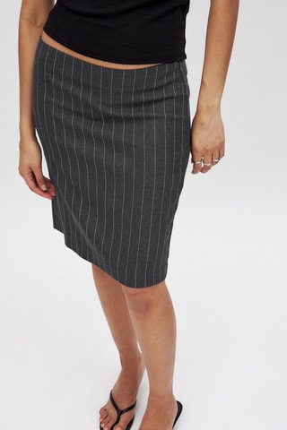 Rechte Rok - Donkergrijs