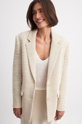 Oversized Blazer - Beige