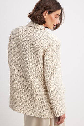 Oversized Blazer - Beige