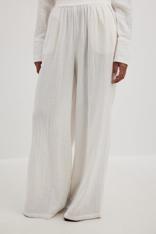 Broek Wide Legs - Wit