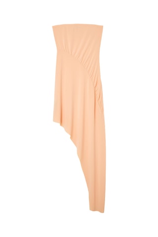 Strapless Jurk - Zalmkleurig