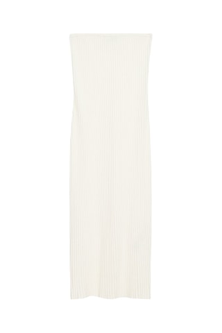 Strapless Jurk - Gebroken Wit