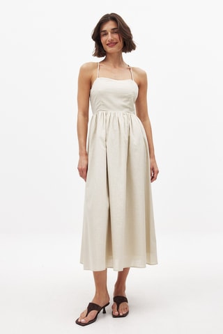 Midi-jurk - Beige