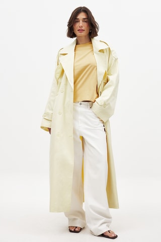 T-shirt Regular Fit - Zachtgeel