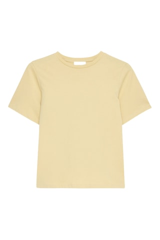 T-shirt Regular Fit - Zachtgeel