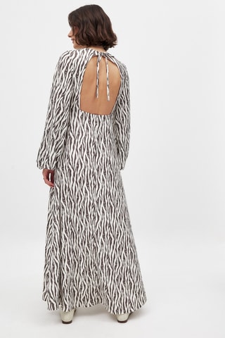 Lange Jurk - Wit en Zwart