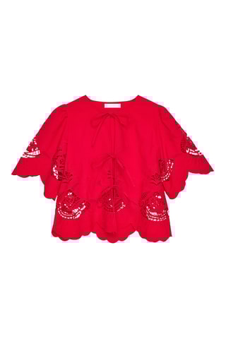 Blouse Regular Fit - Rood