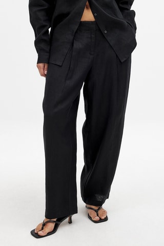 Linnen Broek - Zwart