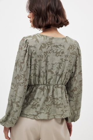 Blouse relaxed - Kaki