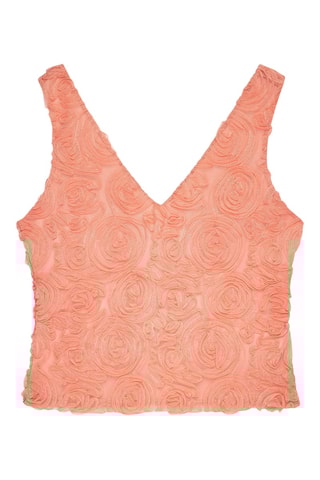 Top regular fit - Koraalrood