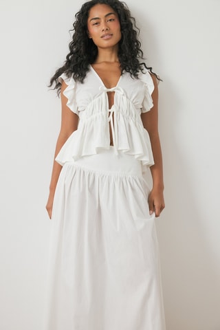 Blouse Regular Fit - Wit