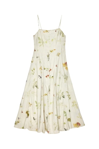 Lange Linnen Jurk - Ecru