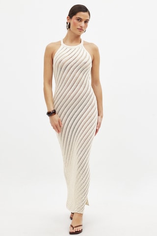 Lange Jurk - Beige