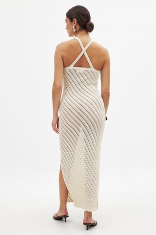 Lange Jurk - Beige