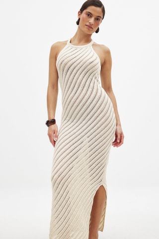 Lange Jurk - Beige