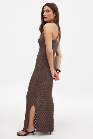 Lange Jurk - Bruin