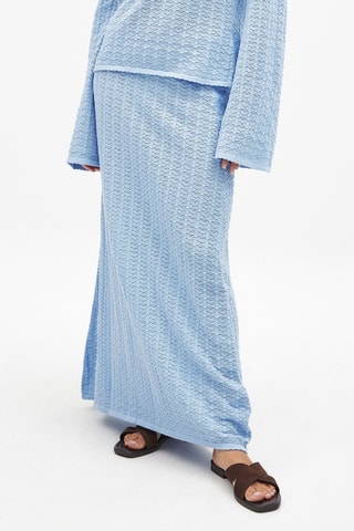 Lange Rok - Lichtblauw