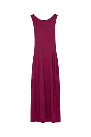 Lange Jurk - Bordeauxrood