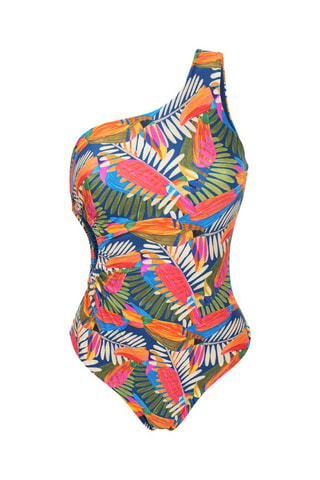 Fato de banho Jungle - Azul, verde e laranja