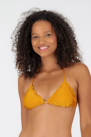 Parte de cima de biquíni Damasco - Dourado