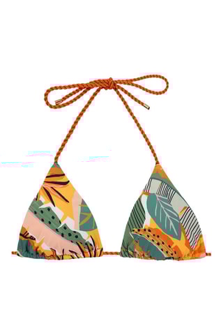 Soutien de biquíni - Laranja e azul