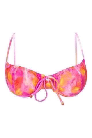 Soutien de biquíni Joyful - Rosa e amarelo