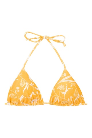 Soutien de biquíni - Amarelo e branco