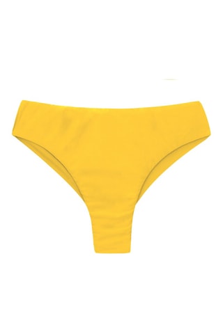 Cuecas de biquíni cintura subida - Amarelo