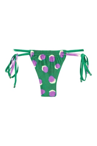 Cuecas de biquíni Pipa - Verde e violeta