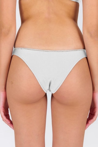 Parte de baixo de biquíni Shimmer - Branco