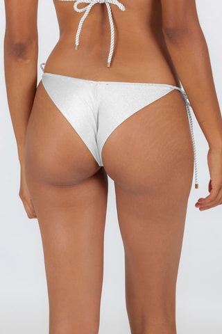 Parte de baixo de biquíni Shimmer - Branco