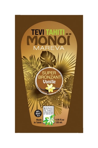Óleo bronzeador Monoï Mareva Baunilha Monoï de Tahiti - 120 ml