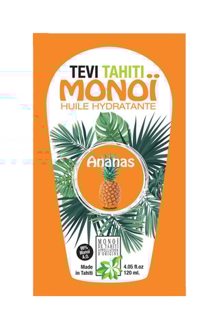 Óleo hidratante Monoï Ananas Monoï de Tahiti - 120 ml