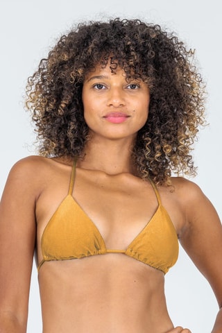 Parte de cima do biquíni Damasco - Dourado