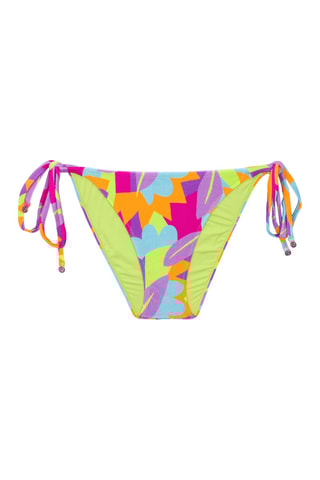 Parte de baixo de biquíni - Fúcsia e violeta-claro