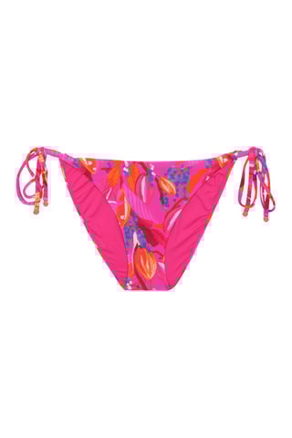 Parte de baixo de biquíni Flavors - Fúcsia e azul