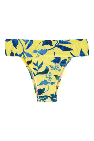 Parte de baixo de biquíni Lemon flower - Amarelo