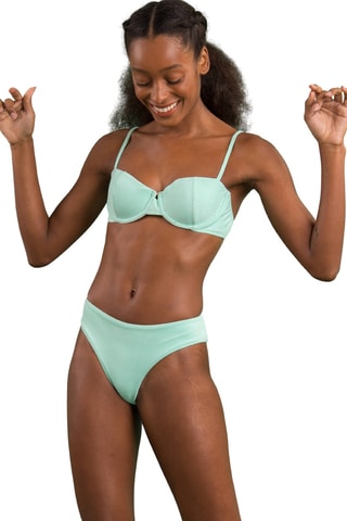 Parte de baixo de biquíni Malibu - Verde-água