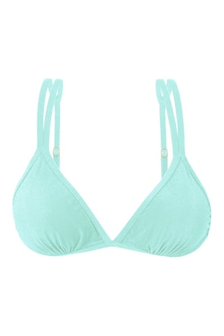 Parte de cima do biquíni Malibu - Verde-água