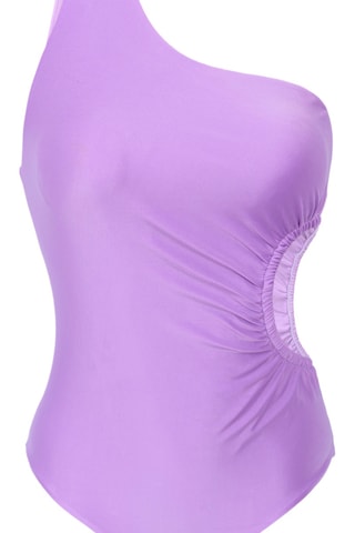 Fato de banho assimétrico Orchid - Violeta